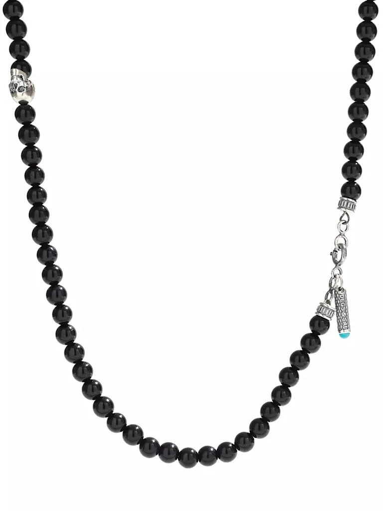 商品Degs & Sal|Sterling Silver & Black Onyx Beaded Necklace,价格¥1521,第2张图片详细描述