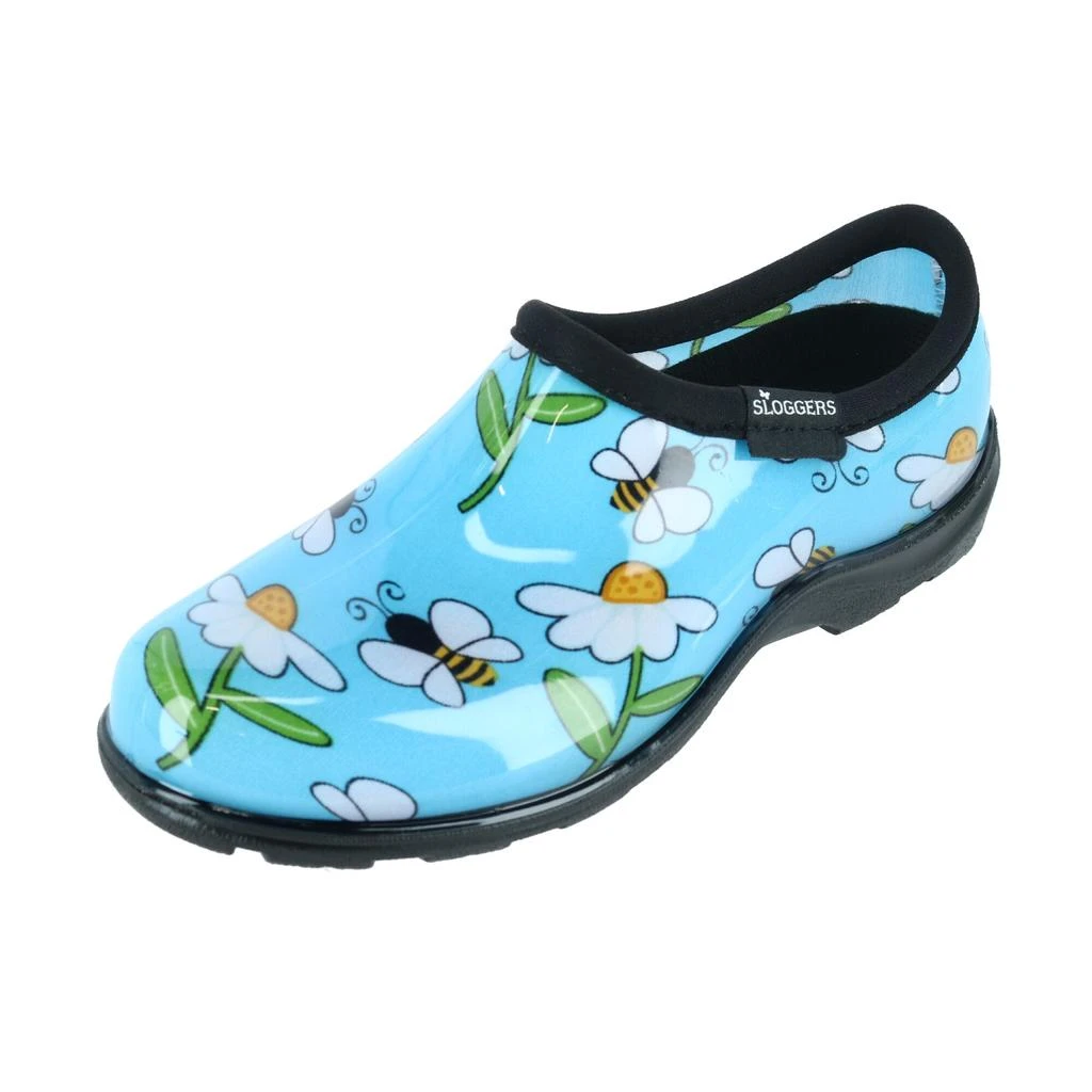 商品Sloggers|Women's Bumble Bee and Flower Print Rain and Garden Shoes,价格¥367,第1张图片