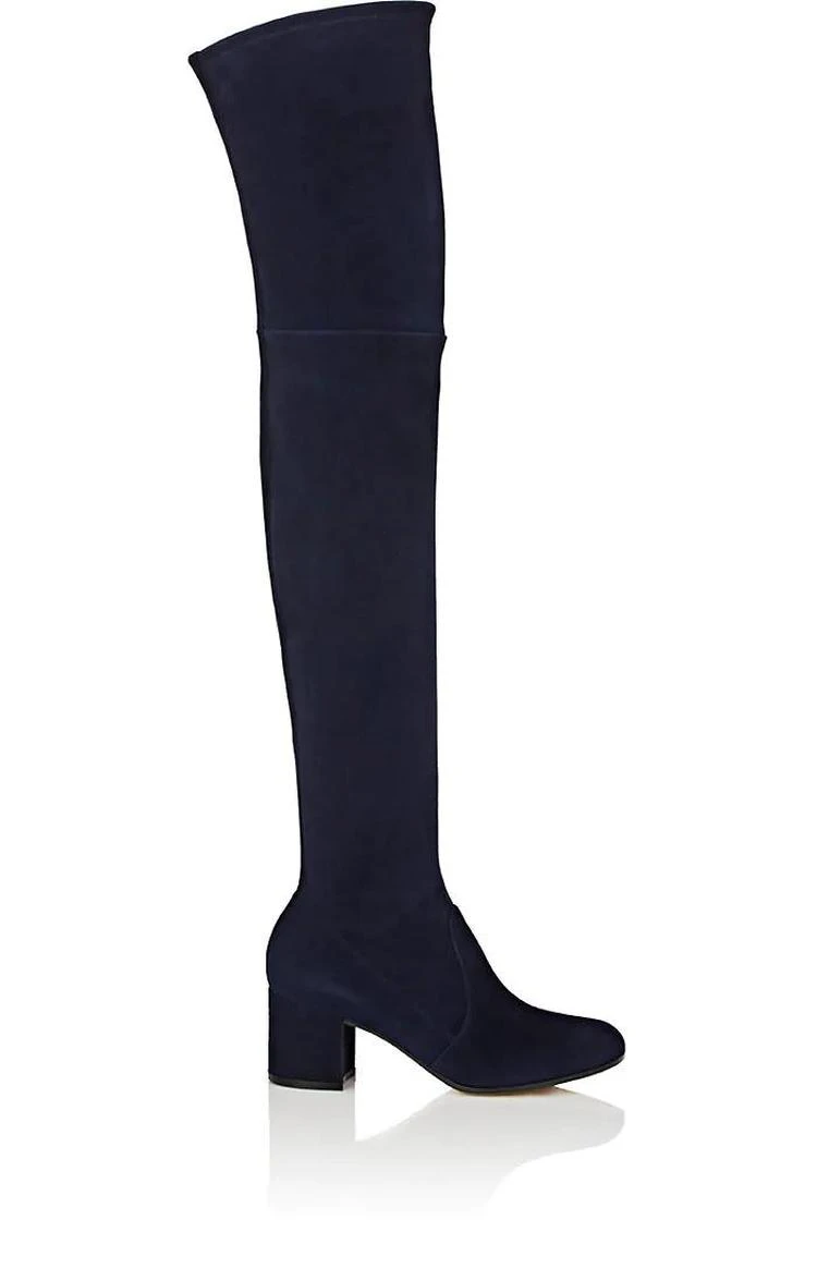 商品Gianvito Rossi|Suede Over-The-Knee Boots,价格¥16331,第1张图片