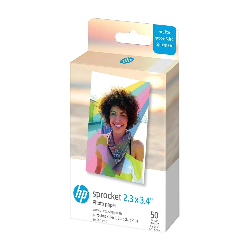 商品HP|Sprocket 2.3 x 3.4” Zink Photo Paper Kit - 50 Pack Zink Paper, Case, Album, Markers & Stickers,价格¥453,第2张图片详细描述