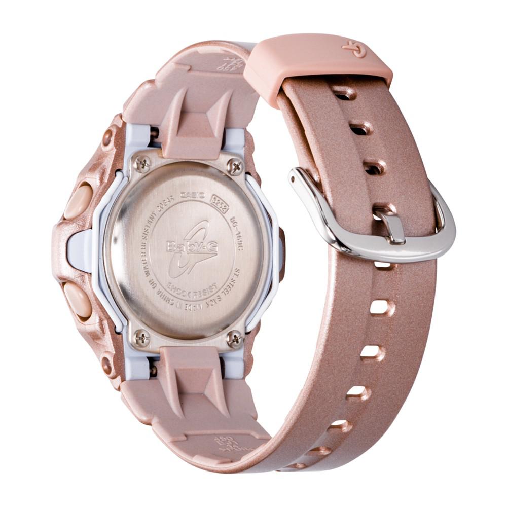 Baby-G Women's Digital Beige Resin Strap Watch 43x46mm BG169G-4 女表商品第2张图片规格展示