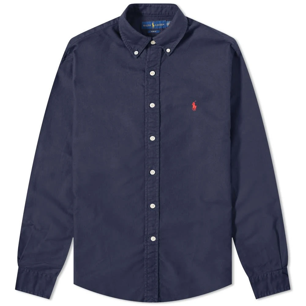 商品Ralph Lauren|Polo Ralph Lauren Slim Fit Garment Dyed Button Down Shirt,价格¥754,第1张图片