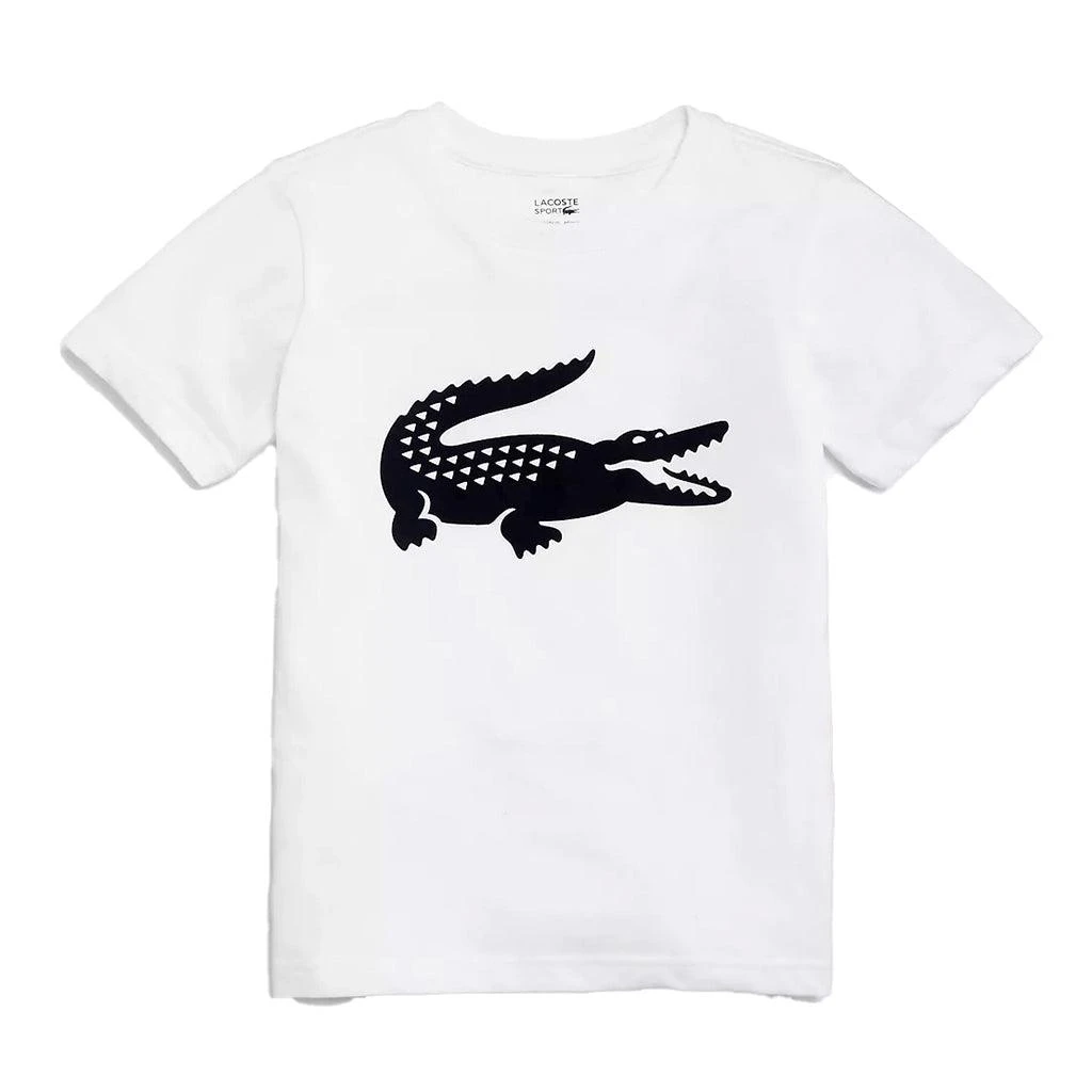商品Lacoste|White Large Croc Graphic T-Shirt,价格¥219,第1张图片