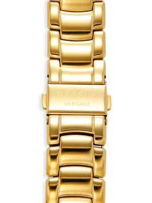 商品Versus Versace|39MM Stainless Steel Embellished IPYG Bracelet Watch,价格¥1193,第4张图片详细描述