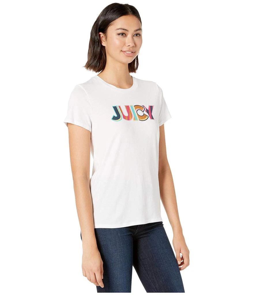 商品Juicy Couture|Summer Juicy Graphic Classic Short Sleeve Tee,价格¥110,第4张图片详细描述