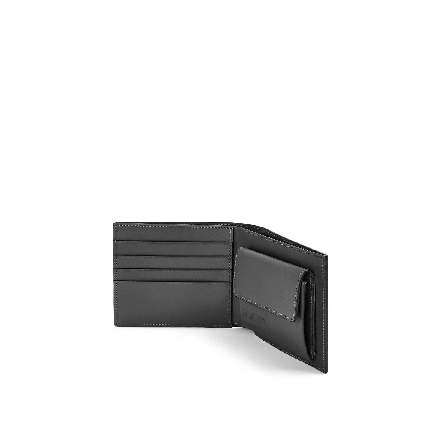 包邮包税【预售7天发货】 LOEWE罗意威 23秋冬 男士 零钱包 Repeat bifold coin wallet in embossed silk calfskin C499501X01-1100 商品