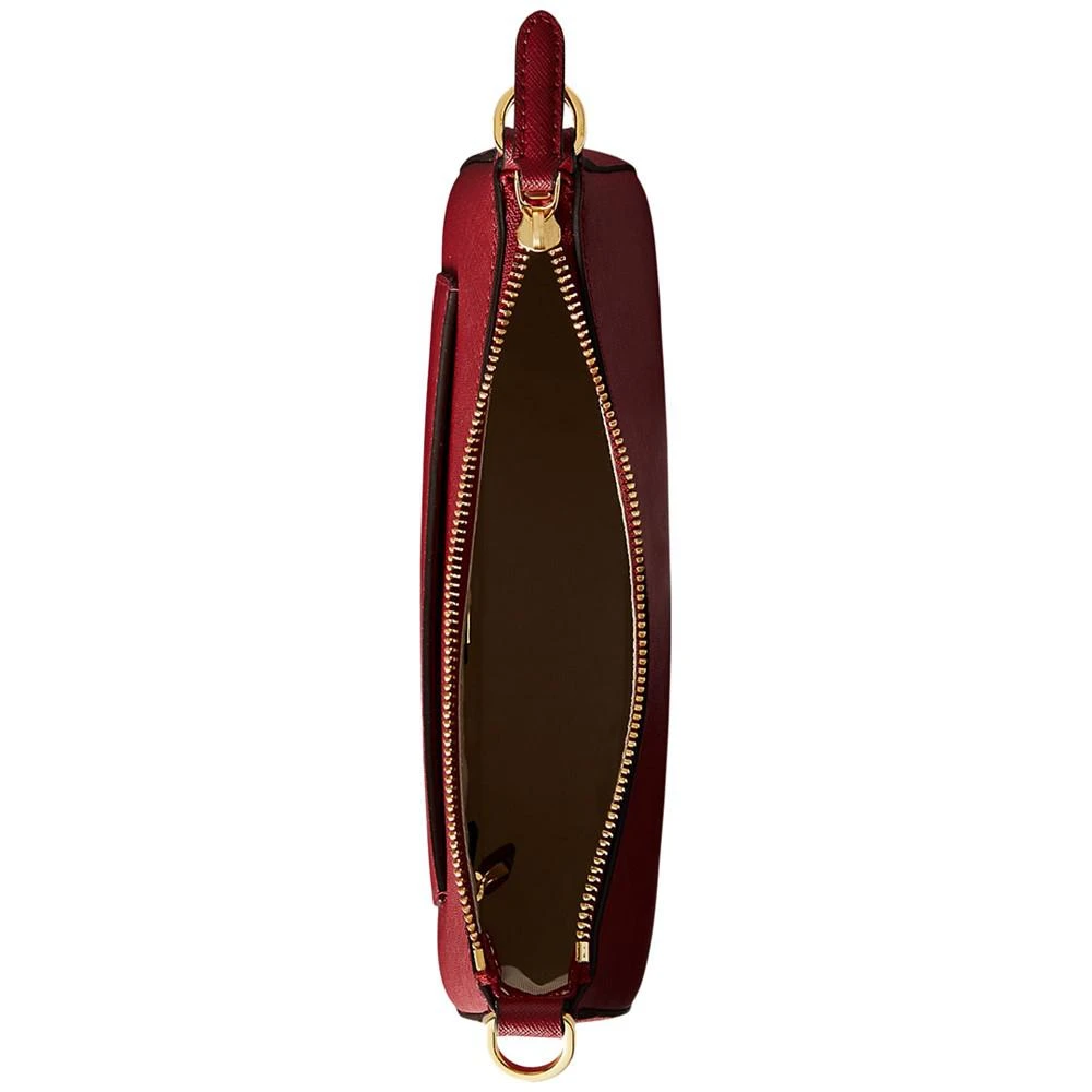 商品Ralph Lauren|Crosshatch Leather Medium Danni Shoulder Bag,价格¥1678,第4张图片详细描述
