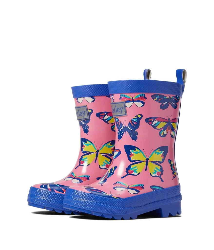 商品Hatley|Vibrant Butterflies Shiny Rain Boots (Toddler/Little Kid/Big Kid),价格¥410,第1张图片