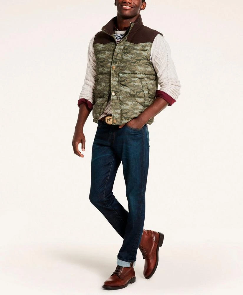 商品Brooks Brothers|Quilted Camouflage Vest,价格¥652,第2张图片详细描述