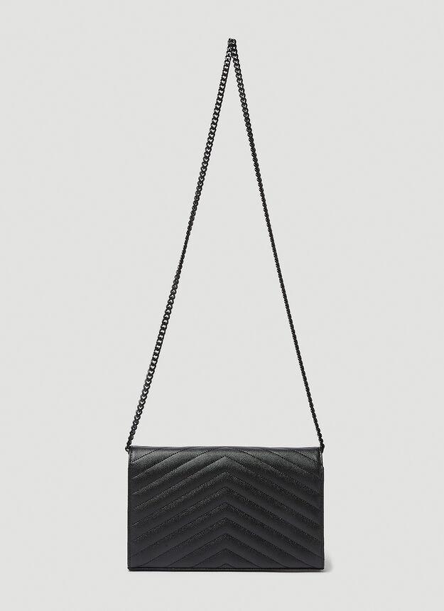 商品Yves Saint Laurent|Envelope Chain Wallet Shoulder Bag in Black,价格¥12072,第6张图片详细描述