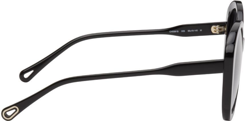 商品Chloé|Black Round Sunglasses,价格¥1052,第4张图片详细描述