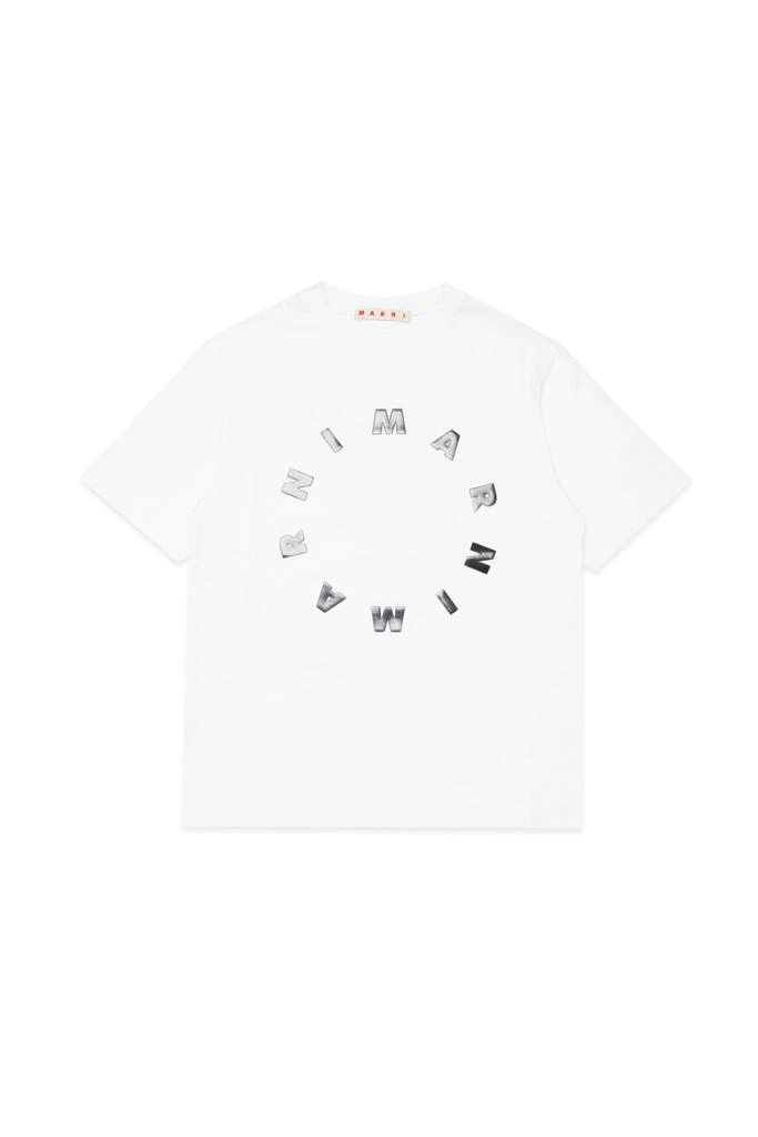 商品Marni|Mt172u T-shirt  Round Logo T-shirt,价格¥1023,第1张图片