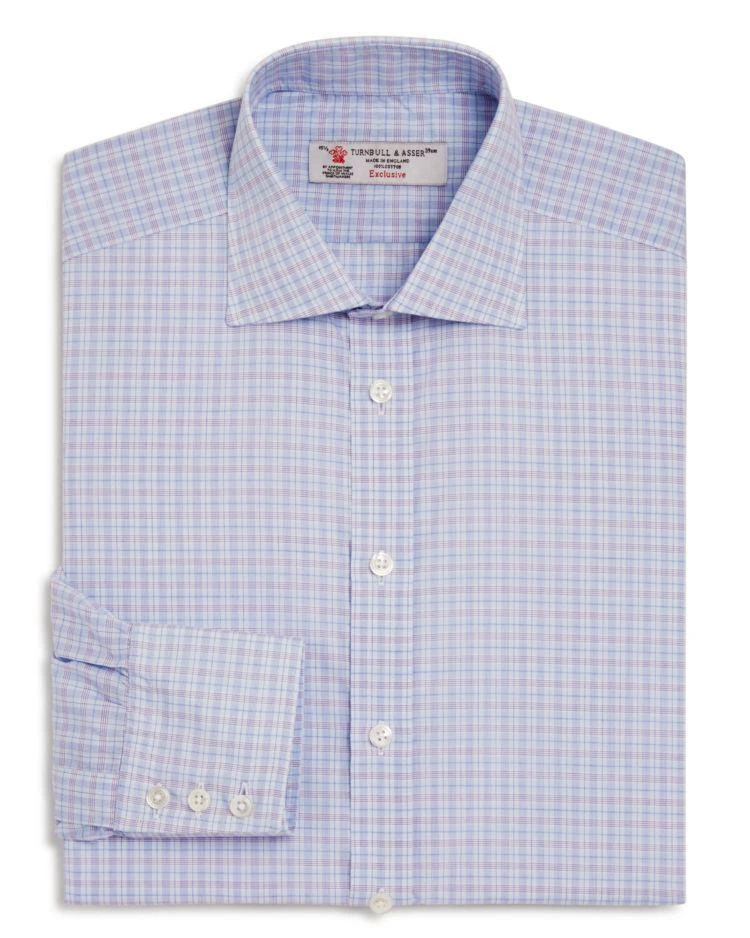 商品Turnbull & Asser|Small Grid Regular Fit Dress Shirt,价格¥1911,第1张图片