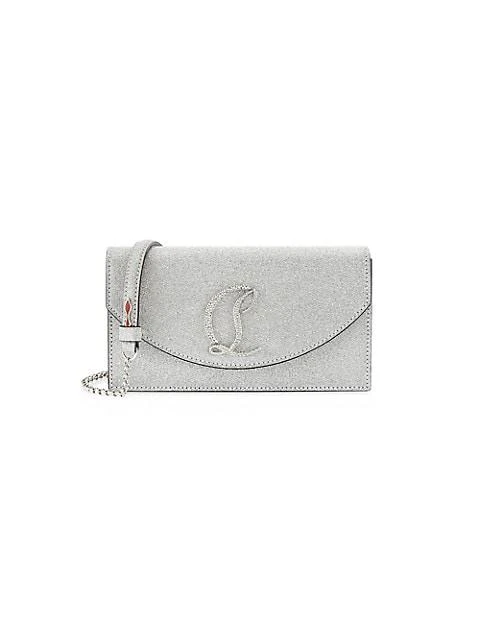 商品Christian Louboutin|Loubi54 Glitter Clutch-On-Strap,价格¥12374,第1张图片