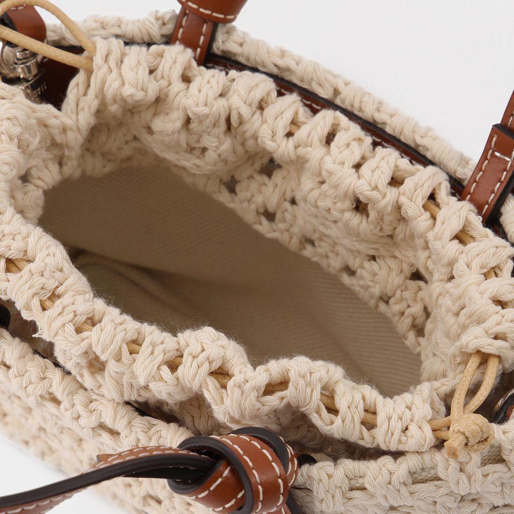 Crochet Ria Bag in Cream商品第4张图片规格展示