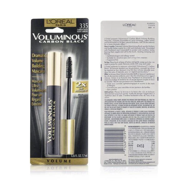 商品L'Oreal Paris|Voluminous Carbon Black Volume Building Mascara,价格¥83,第1张图片