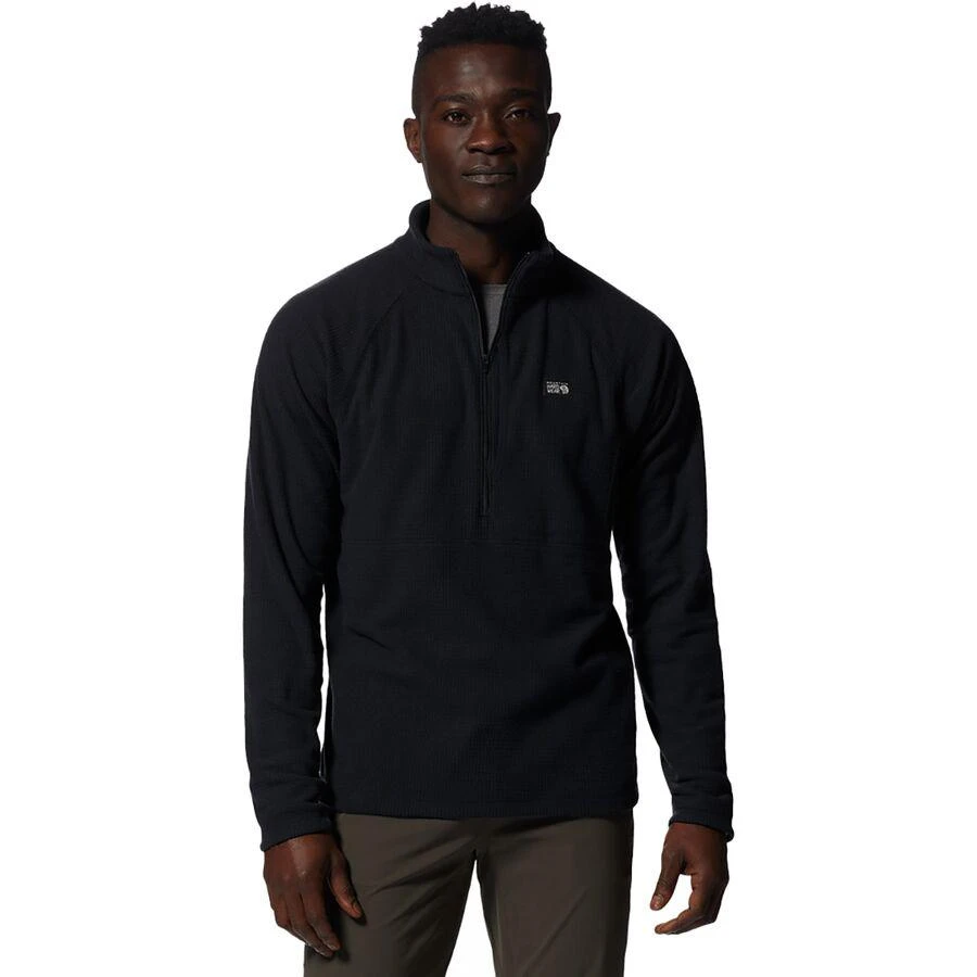 商品Mountain Hardwear|Summit Grid 1/2 Zip Jacket - Men's,价格¥352,第1张图片