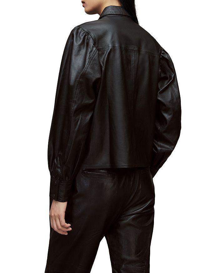 商品ALL SAINTS|Bella Leather Shirt,价格¥2821,第4张图片详细描述