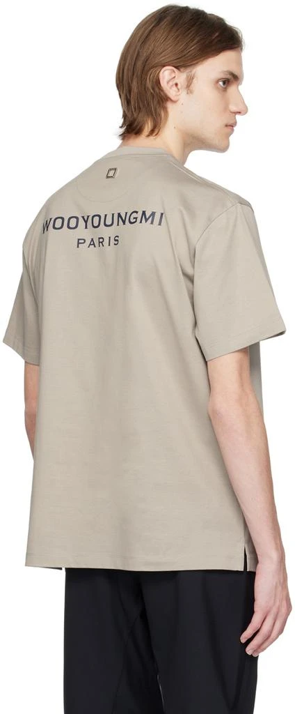 商品Wooyoungmi|Gray Patch T-Shirt,价格¥1537,第3张图片详细描述