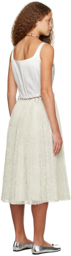 商品CHOPOVA LOWENA|SSENSE Exclusive White Wedding Apollo Midi Dress,价格¥13522,第3张图片详细描述