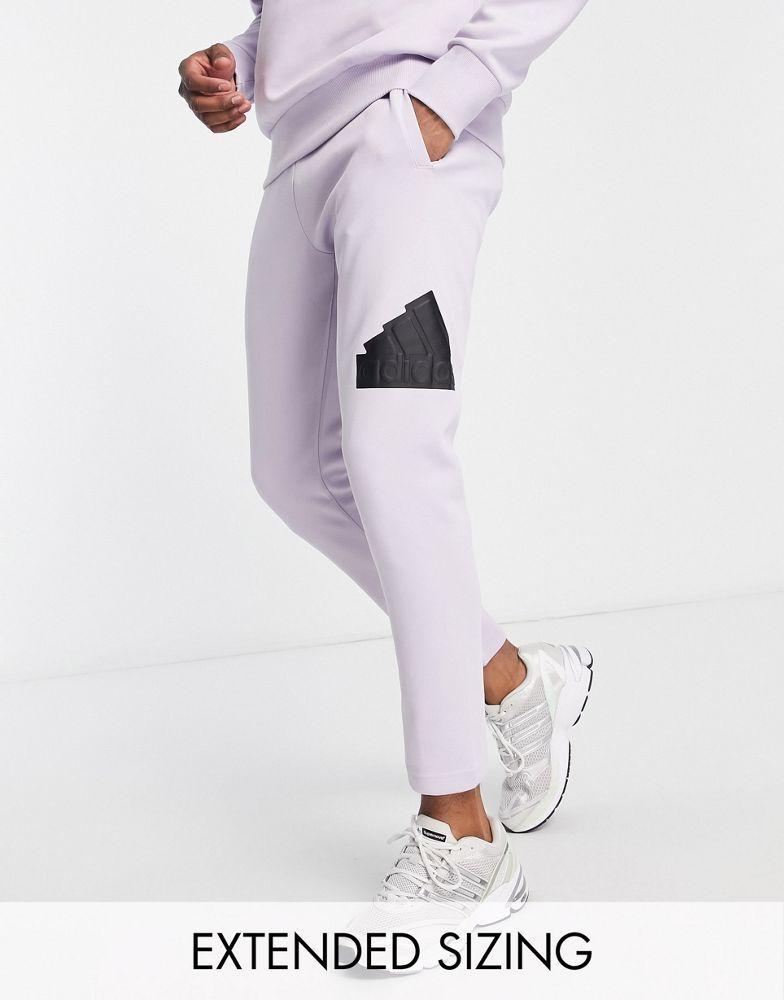 商品Adidas|adidas Sportswear future icons BOS joggers in lilac,价格¥465,第1张图片