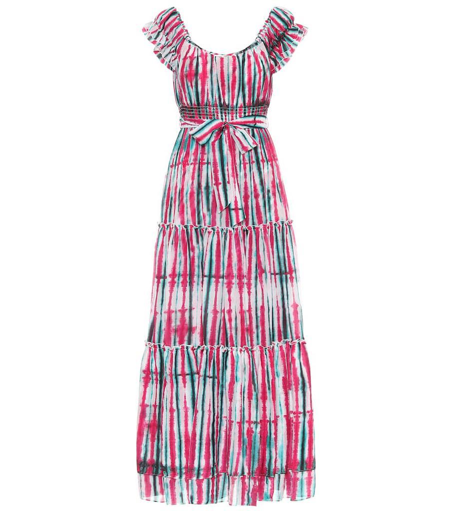 商品Diane von Furstenberg|Lexie扎染棉质混纺加长连衣裙,价格¥3391,第1张图片