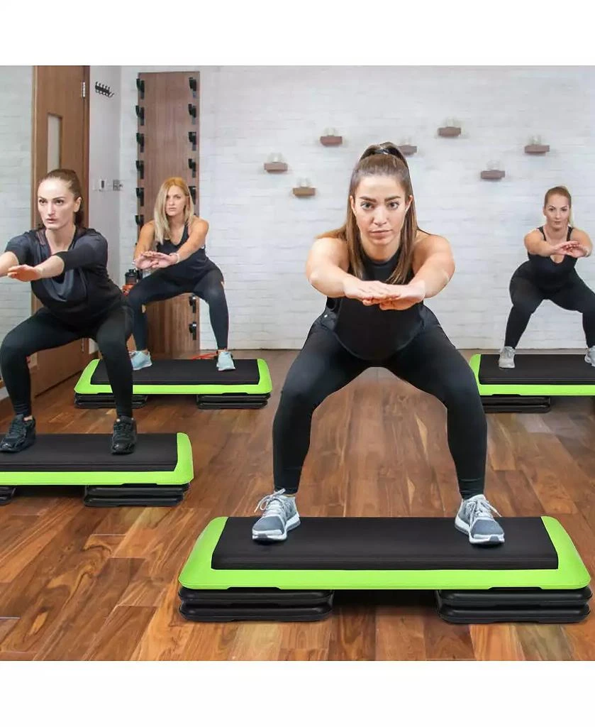 商品Costway|Fitness Aerobic Step Cardio Adjust 4'' - 6'' - 8'',价格¥566,第2张图片详细描述