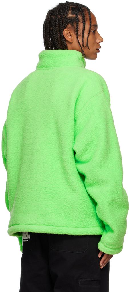 Green Embroidered Sweatshirt商品第3张图片规格展示