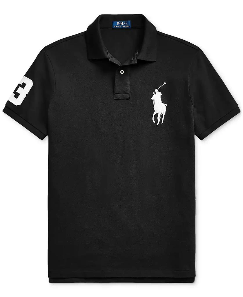 商品Ralph Lauren|拉夫劳伦男士大马标修身网眼POLO衫,价格¥873,第5张图片详细描述