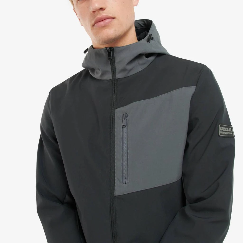 商品Barbour|Barbour International Mercian Shell Hooded Jacket,价格¥693,第3张图片详细描述