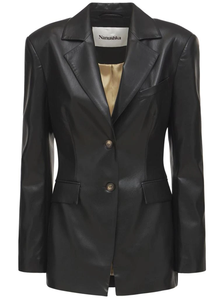 商品Nanushka|Hathi Faux Leather Blazer,价格¥3774,第1张图片