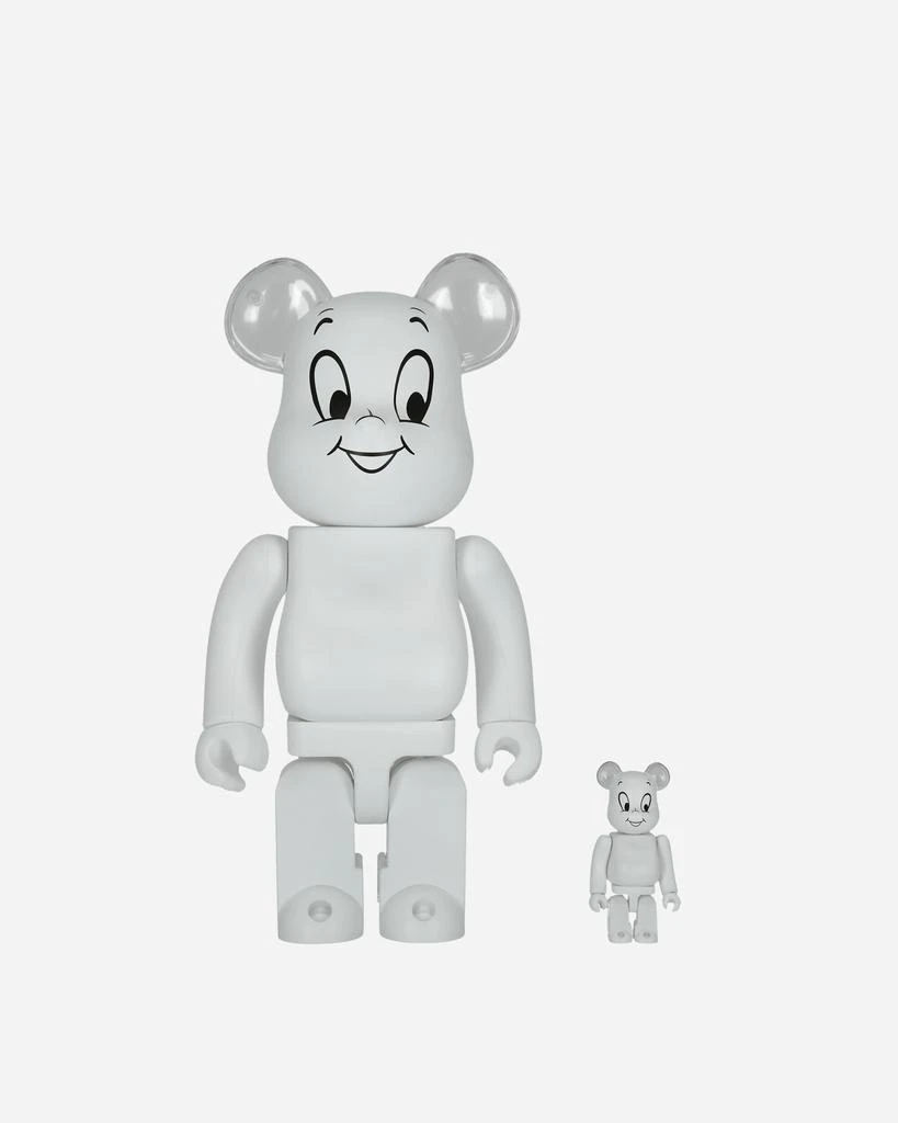 商品Medicom|100%+400% Casper Be@rbrick White,价格¥1043,第1张图片