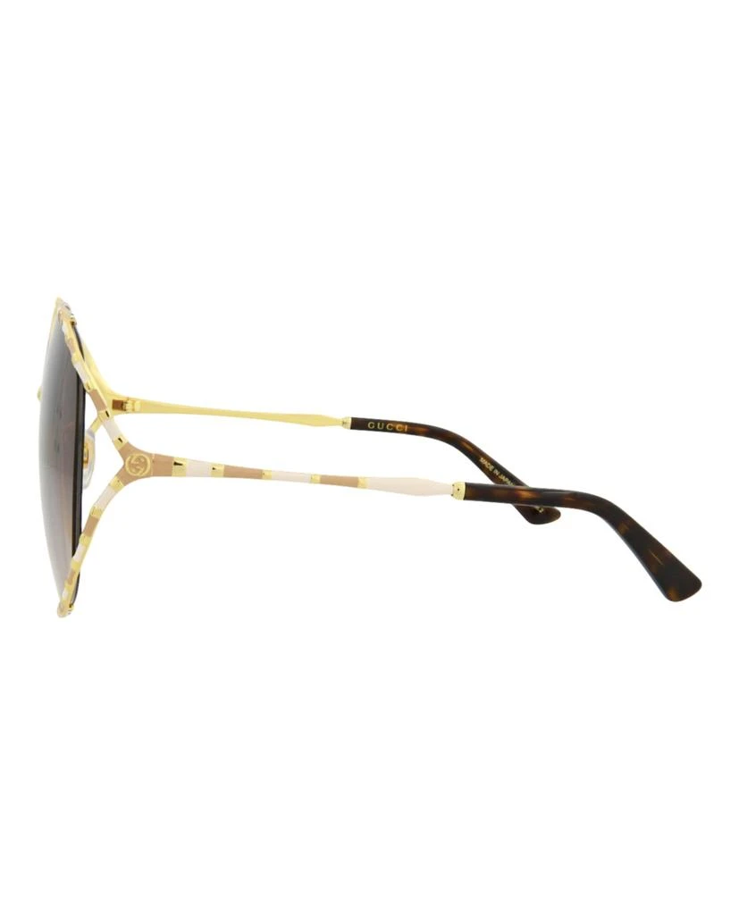 商品Gucci|Round-Frame Metal Sunglasses,价格¥1393,第3张图片详细描述