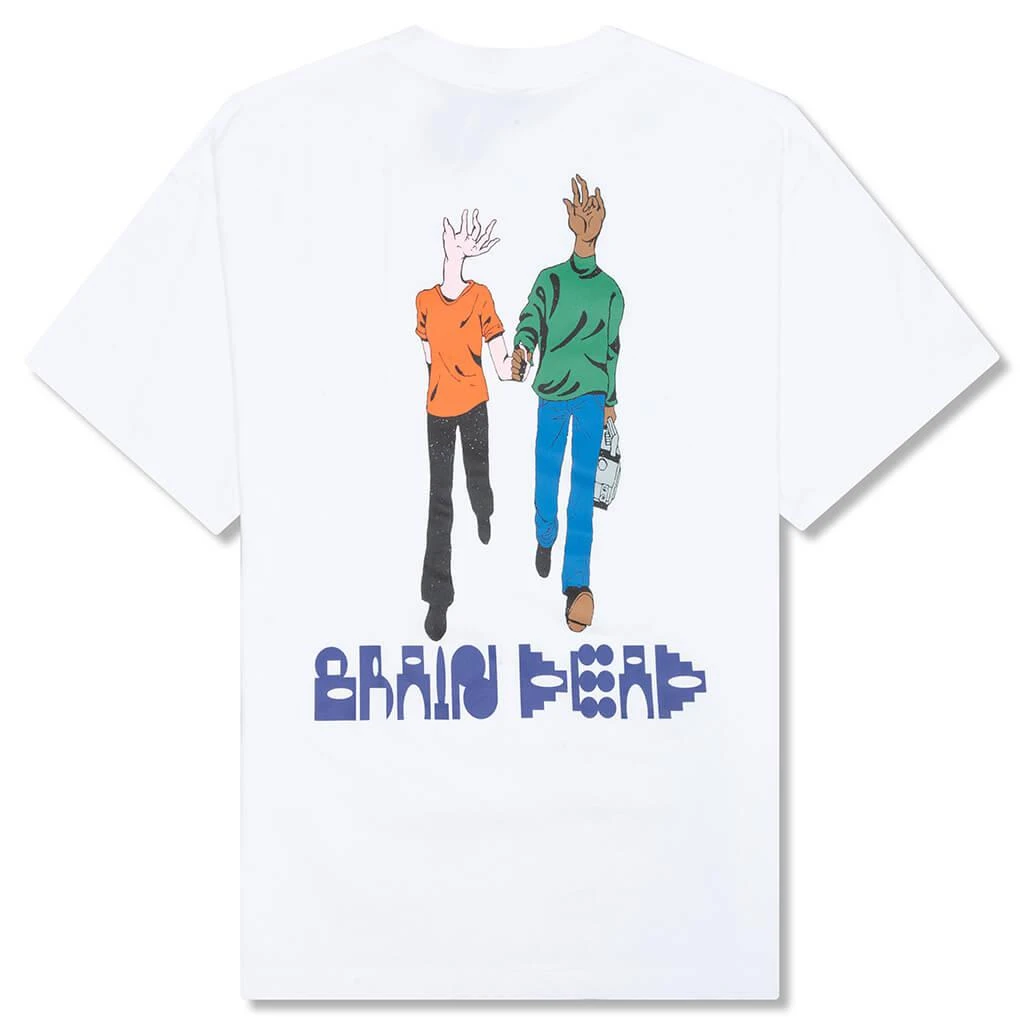 商品Brain Dead|Brain Dead Handheld T-Shirt - White,价格¥282,第2张图片详细描述