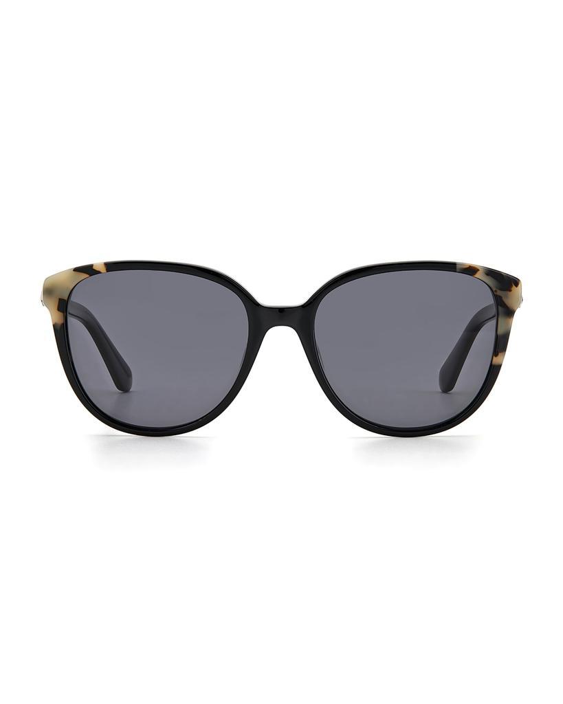 商品Kate Spade|vienne polarized round acetate sunglasses,价格¥804,第4张图片详细描述