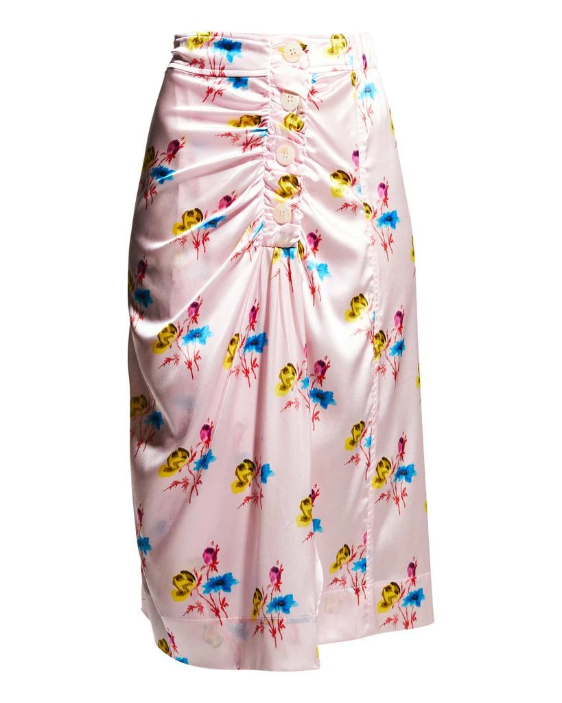商品Ganni|Silk Stretch Satin Midi Skirt,价格¥976,第2张图片详细描述