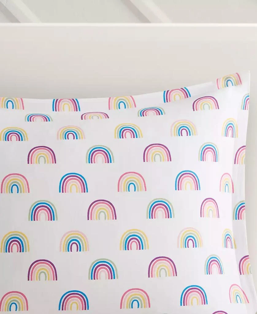 CLOSEOUT! Sammie Cotton Cabana Stripe Reversible 3-Piece Comforter Set with Rainbow Reverse 商品