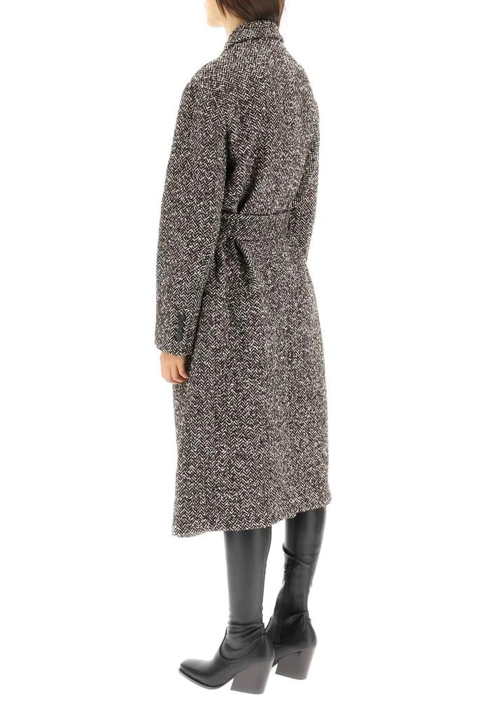 商品PINKO|'CAMILLE' DOUBLE-BREASTED LONG COAT,价格¥4085,第4张图片详细描述
