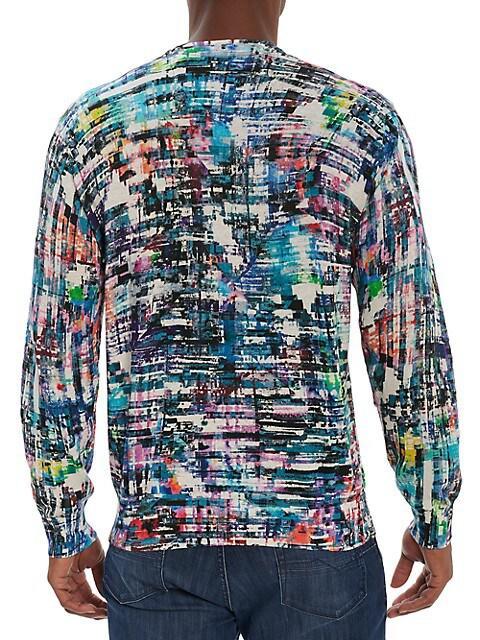 商品Robert Graham|Color Dealer Linen-Blend Sweater,价格¥1318,第5张图片详细描述