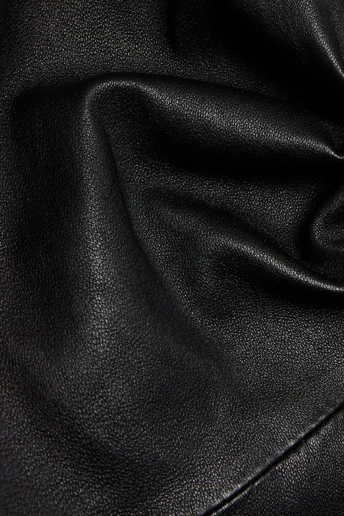 商品Alexander Wang|Knotted leather halterneck mini dress,价格¥3742,第2张图片详细描述