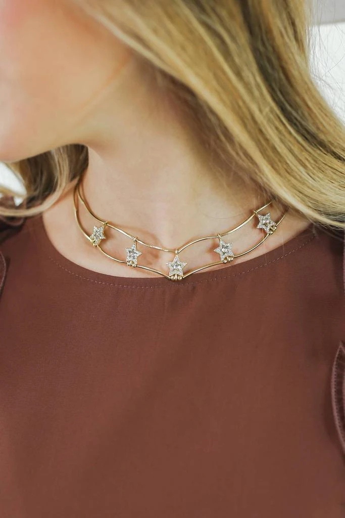商品Boho Babes|Light Up The Night Necklace In Gold,价格¥262,第2张图片详细描述