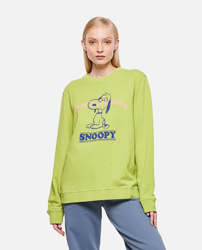 商品Marc Jacobs|PEANUTS I FEEL MEAN CREW COTTON SWEATSHIRT,价格¥1432,第1张图片