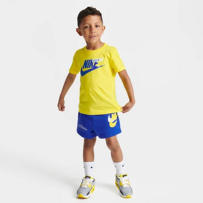 商品NIKE|Kids' Toddler Nike HBR Icon T-Shirt and Shorts Set,价格¥226,第1张图片