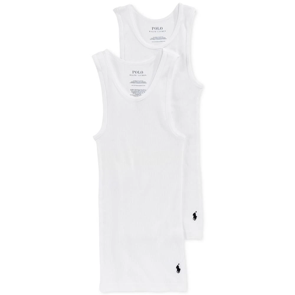 商品Ralph Lauren|2-Pk. Tank Undershirts, Little Boys & Big Boys,价格¥90,第1张图片