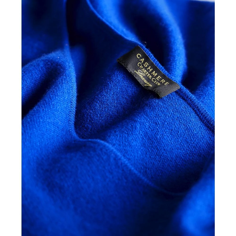 商品Charter Club|Plus Size 100% Cashmere Shirttail Sweater, Created for Macy's,价格¥565,第4张图片详细描述