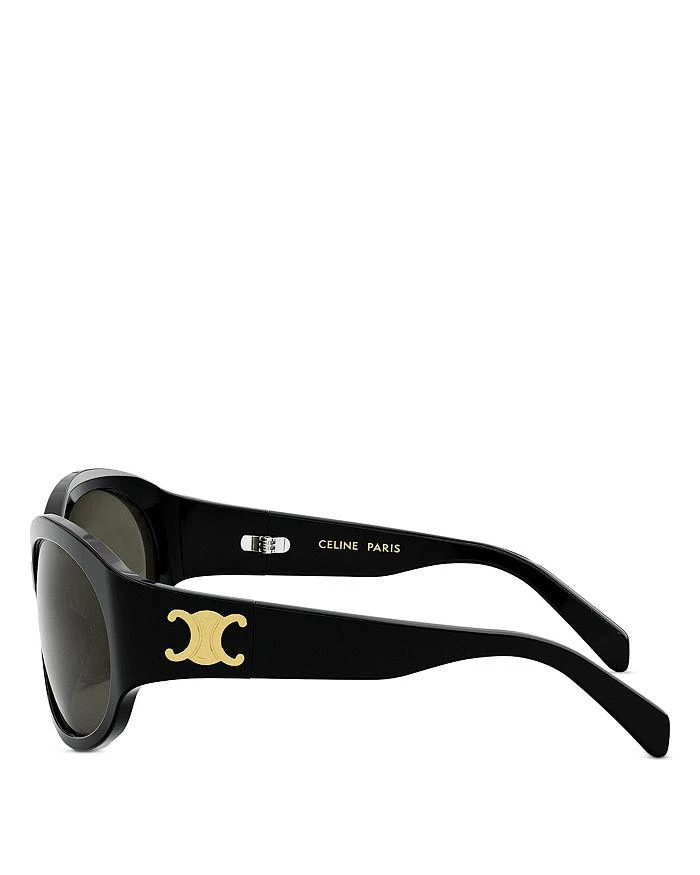 商品Celine|Triomphe Oval Sunglasses, 62mm,价格¥3818,第3张图片详细描述