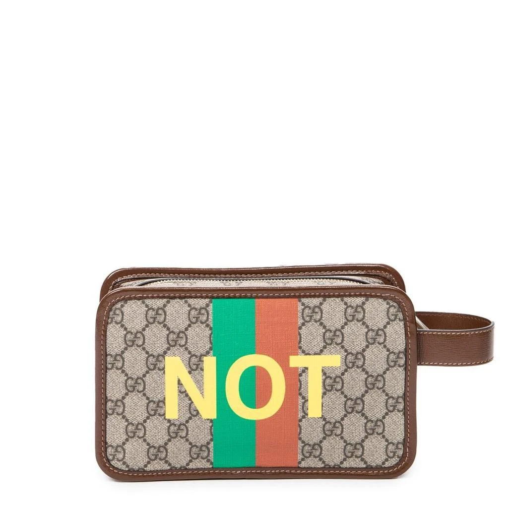 商品[二手商品] Gucci|"Not/Fake" Cosmetic Case,价格¥11782,第5张图片详细描述