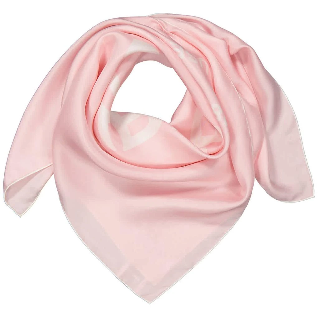 商品Burberry|Burberry Pink Horseferry Print Silk Square Scarf,价格¥1548,第1张图片