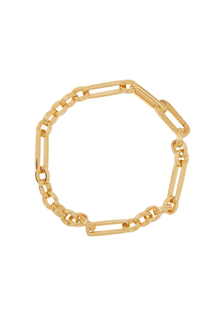 Axiom 18kt gold-plated chain bracelet商品第1张图片规格展示