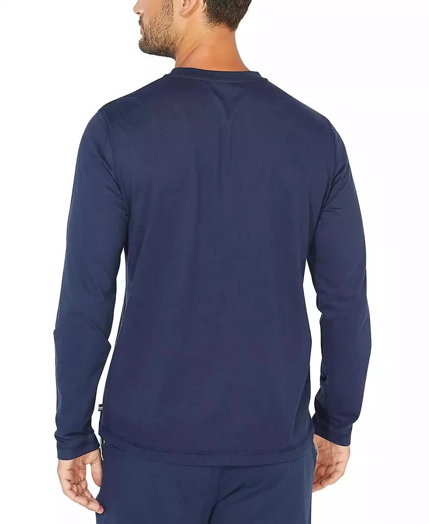 商品Nautica|Men's Soft, Breathable Long Sleeve Henley Pajama Shirt,价格¥307,第3张图片详细描述